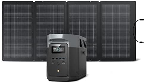 Generador solar DELTA 2 Max EcoFlow Capacidad 2048Wh Batería LFP ...