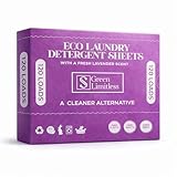 Green Limitless Eco Laundry Detergent 120 Sheets (Loads) with A Lavender Scent. All the benefits of a liquid detergent, washing powder, or washing pods without any of the drawbacks.