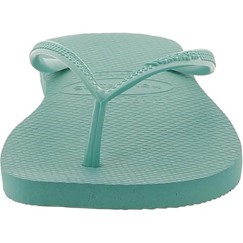 Image of Havaianas Women's Slim Flip Flops - Retired Color - Spring And Summer Pool Sandals For Women - Virtual Green, 11 /12