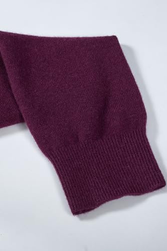 Image of JENNIE LIU Women's 100% Pure Cashmere Long Sleeve Pullover Turtleneck Sweater