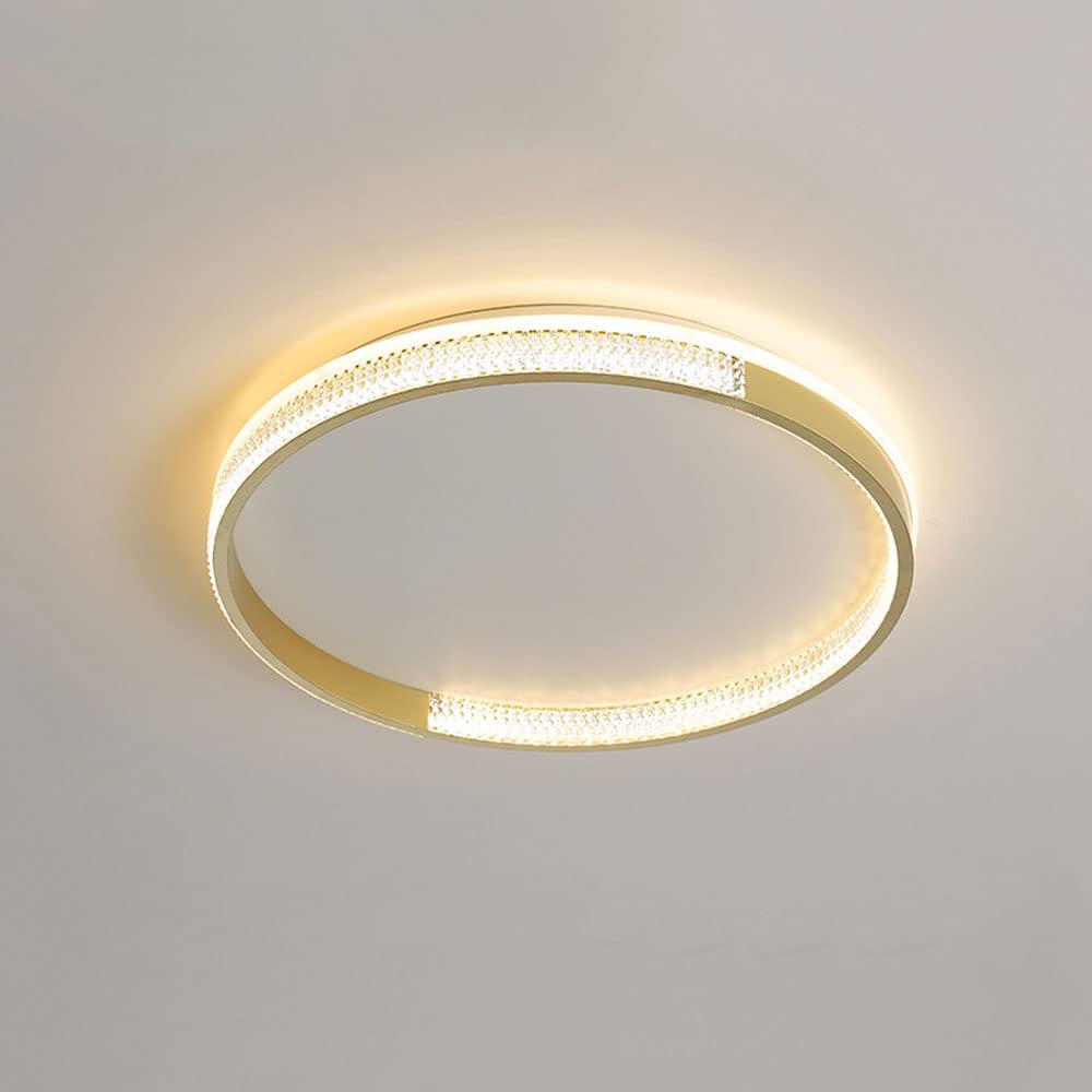 Luminaire de plafond en fer forgé LED tricolore au design ultra-mince
