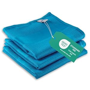 ELEXACLEAN – Microfiber keukendoeken – OEKO-TEX® STANDARD 100 – Vaatdoek – Moderne theedoeken voor tafel – Bar – Keuken – Set van 3