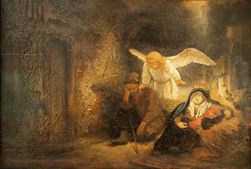 Sogno di giuseppe par Rembrandt poster toile SERENDIPITP pour salon chic 50x70