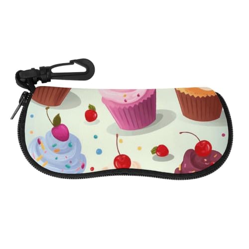 Glasses Storage Bag Soft Sunglasses Case with Zipper for Men & Women