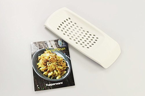 TUPPERWARE Backen weiß Knöpfle Spätzle+Teigspatel+Rezeptheft Spätzleria 29737