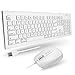 Macally 104 Key USB Wired Keyboard with Apple Shortcut Keys and 3 Button USB Optical Mouse Combo for Mac and Windows PC (MKEYECOMBO)