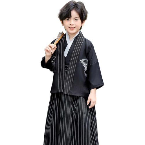 Disfraz Completo Niño Kimono Samurai Talla Large miniatura 2