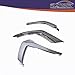 3Pcs Chrome Front Left Side Bumper Molding Trim Set Replacement for Outlander 2016-2019 Replacement for 6407A141 Replacement for 6407A145 Replacement for 6407A143
