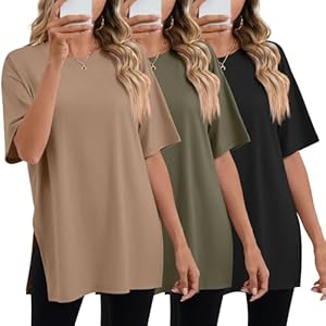 Huukeay 3 Pack Women’s Oversi...