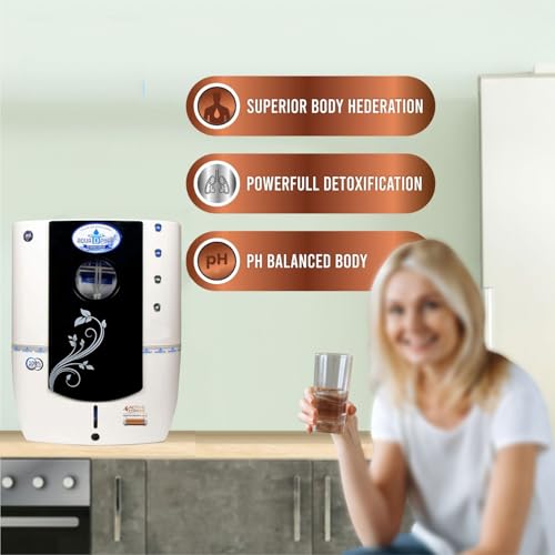 Image of AQUA D PURE UV Water Purifier UV + UF 12L, 7 Stage Filtration, Copper+Alkaline Filter Suitable for Municipal Water (NO RO, NO Booster Pump, No Taste Change,) (A25 Covered Copper Alkaline Design)