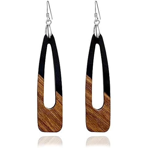 Fiklon Wood Earrings: Natural Wooden Earrings for Women Cover