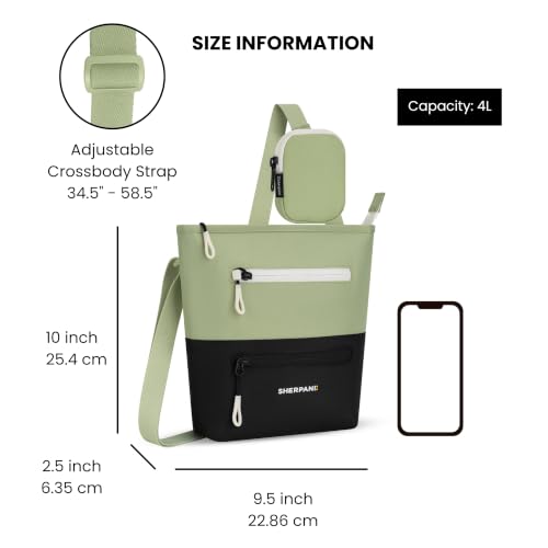 Image of Sherpani Sadie, Nylon Crossbody Bag for Women, Shoulder Bag (Palm)