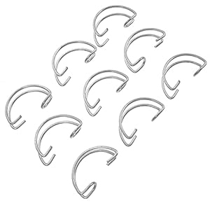 POPETPOP 40Pcs Kooi Deur Haak Draad Deur Kooi Vergrendelingen Rvs Haken Kooi Accessoires Fokken Apparatuur Voor…