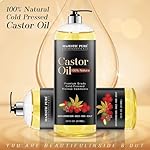 Majestic Pure Castor Oil - 100% Pure & Natural - Premium Grade, Cold Pressed, Hexane Free - Hair, Eyelashes, Eyebrows, Nails - Moisturizing & Nourishing - 16 Fl Oz - Image 4