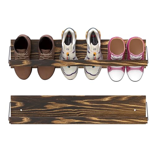 Étagère à chaussures murale fin et peu encombrant pour libérer les sols - 2