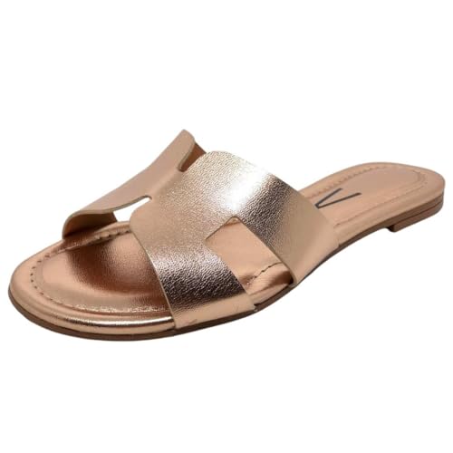 Rasteira Feminino Vizzano Ouro Rosado Metalizado 6371.167 Tamanho:37;Cor:Dourado