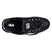 Fila Kids DISRUPTORS Sneaker (Big Kid),Black/White,5