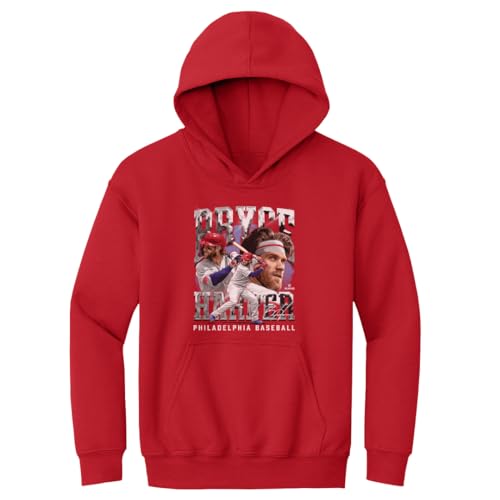 500 LEVEL Bryce Harper Kids Hoodie - Bryce Harper Philadelphia Vintage