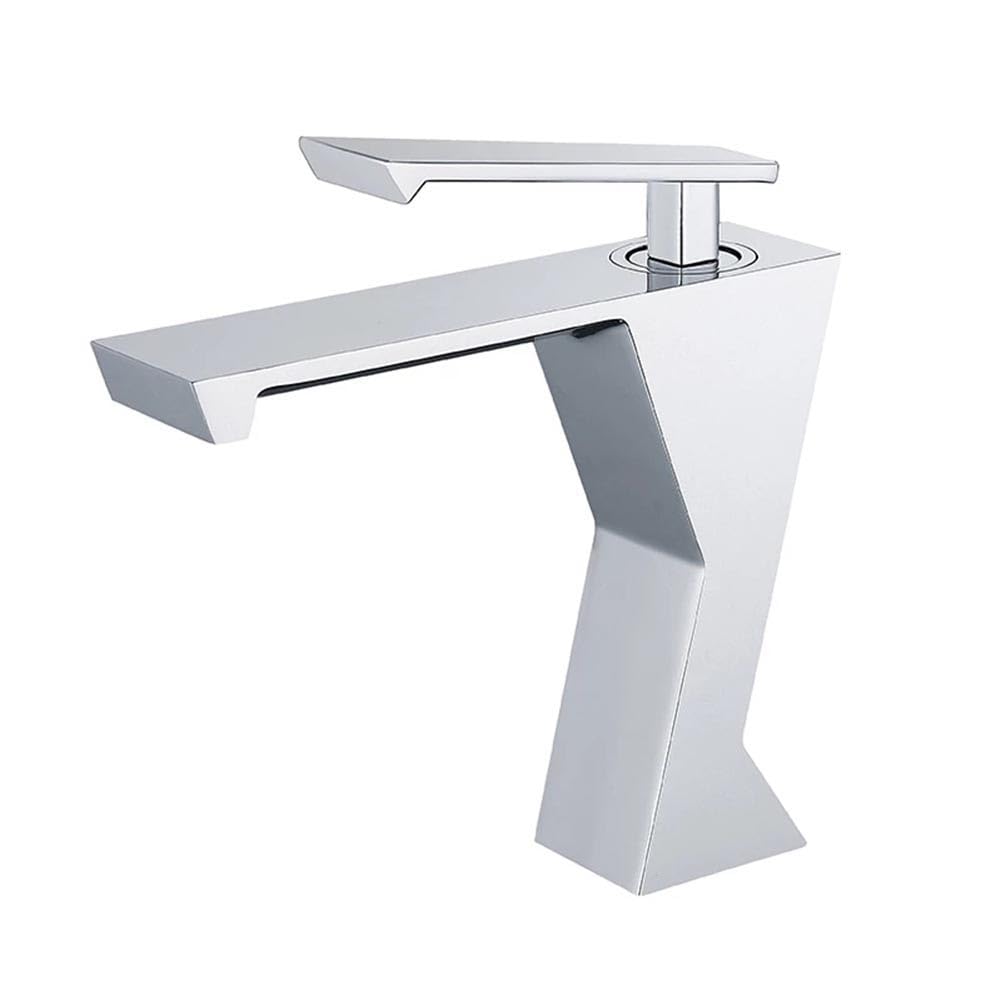 Robinet de lavabo mitigeur moderne en laiton pour eau chaude froide de salle de bain