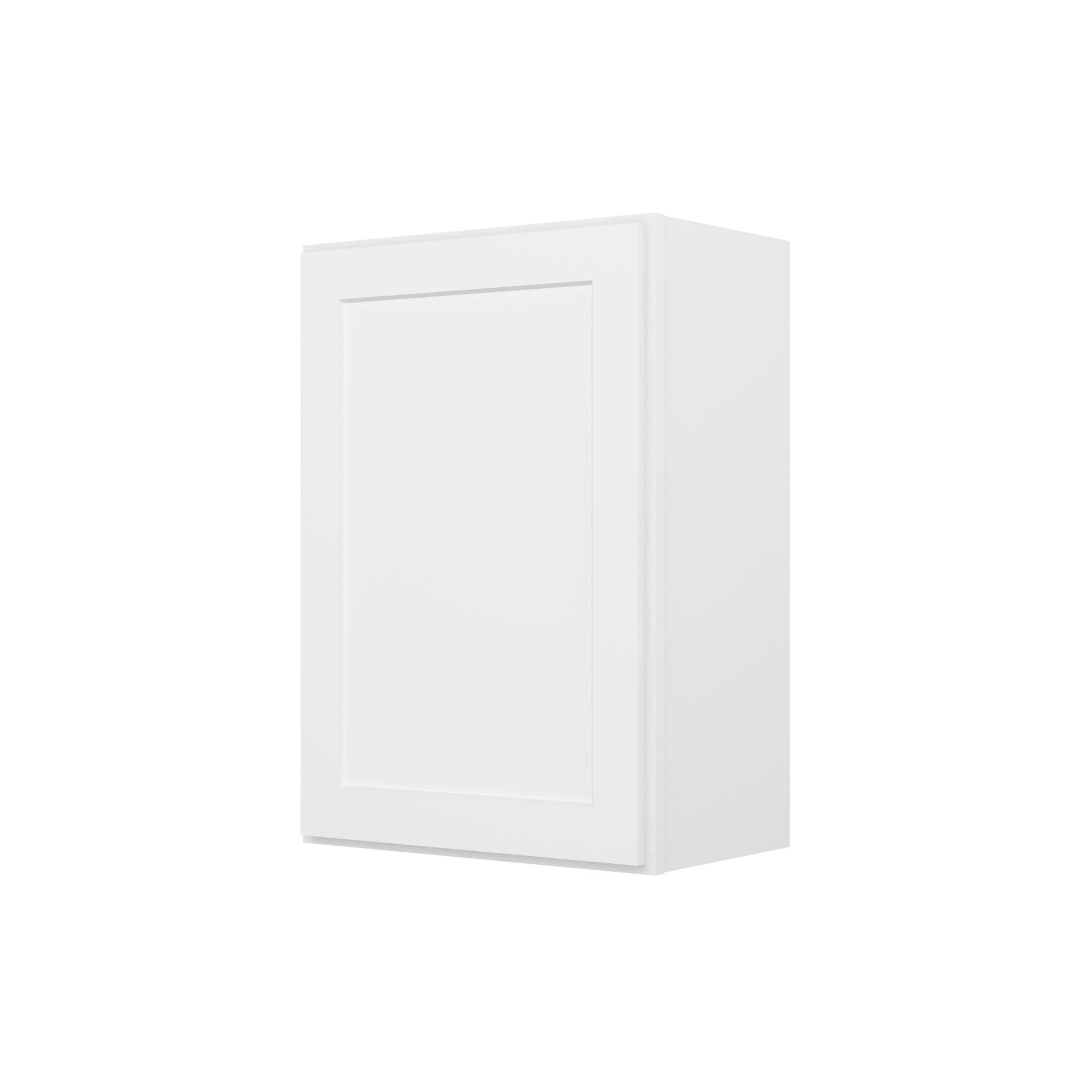 Furinno Shaker 3-Tier Wall Kitchen Cabinet, 1-Door, White