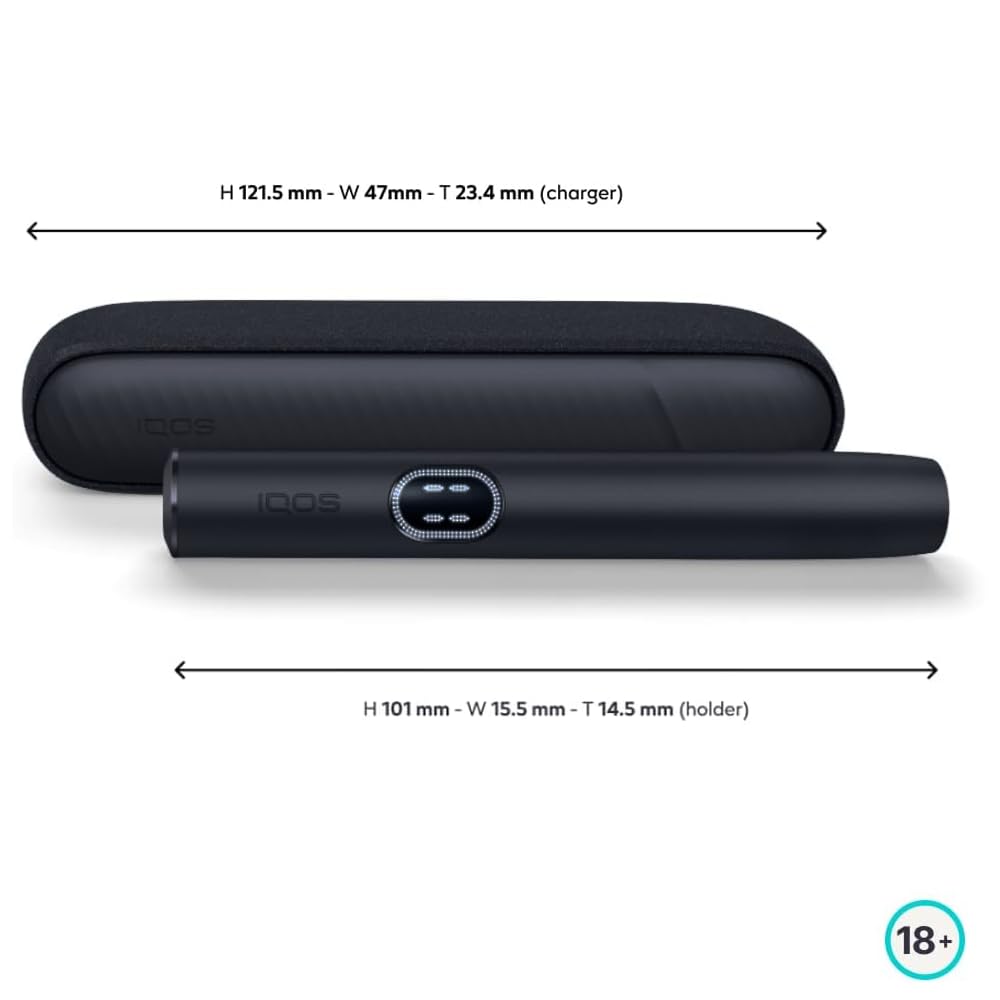 IQOS ILUMA i – riscaldatore di tabacco IQOS in Midnight Black | Riscaldatore di tabacco di IQOS come alternativa alla sigaretta