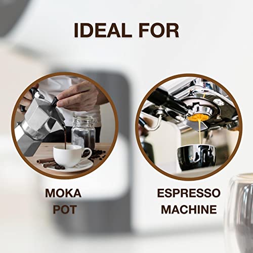 Dongiò Caffè Miscela Napoli, 2.2-Pound Bag Of Whole Bean Coffee Blend - 100% Blended And Roasted In Italy (Dark Roast | Intensity 9/10) #TOP3