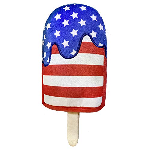 Huxley & Kent for Dogs | Star Pop (Small) | 4th of July Funny Dog Toy | Dog Toy with Squeaker | Dog Gift | Fun, Durable, and Safe | Squeaky Dog Toy