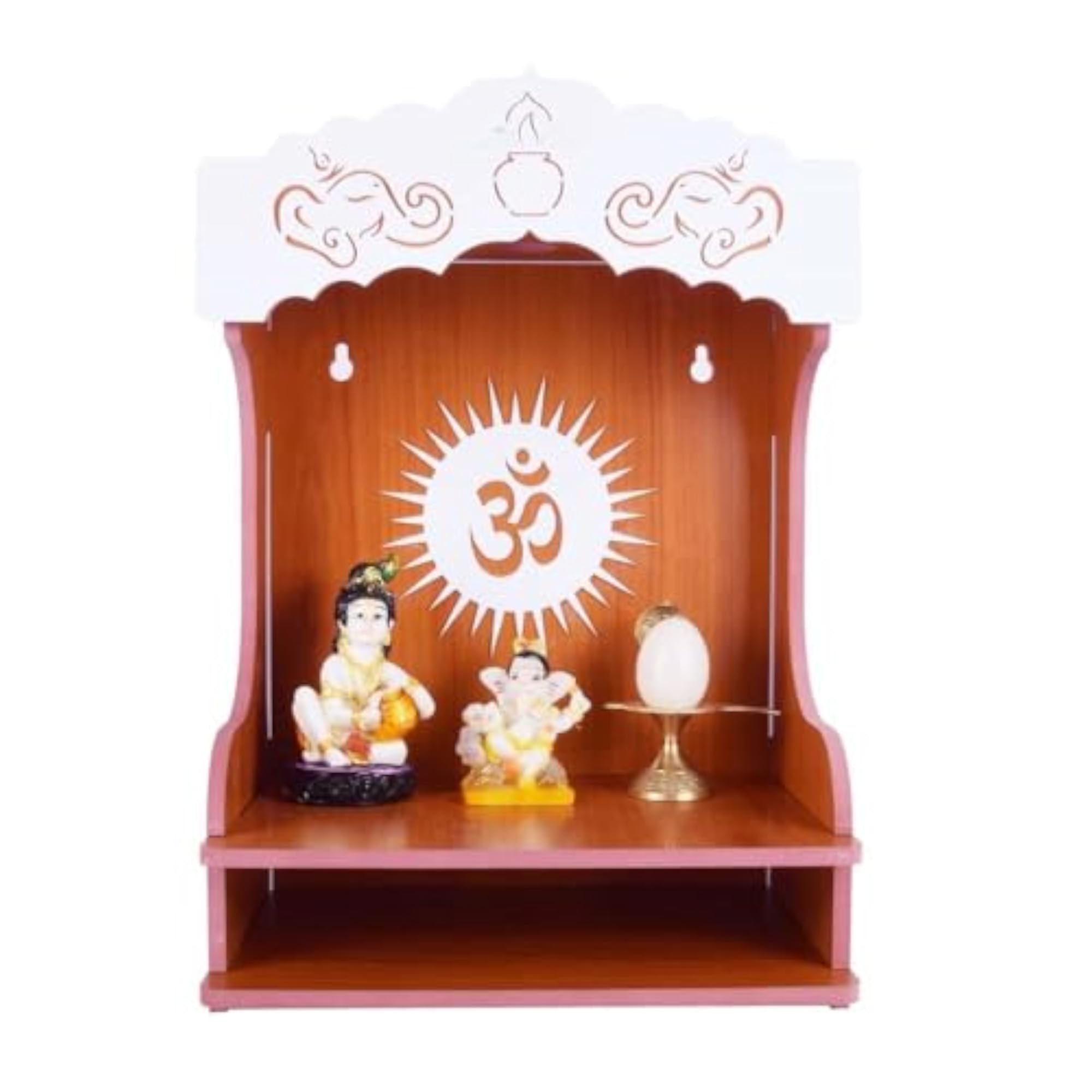 Wooden Pooja Room Mandir for Home and Office, Beautiful Design