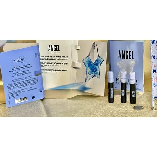 Mugler Angel Perfume, Pack of 3 Sample Vials Gift Set, Perfume for Women Sampler Set