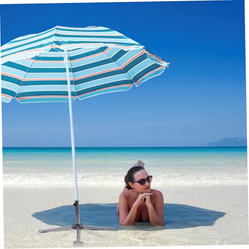 Pied de parasol de terrasse réglable, support de parasol de plage et d'extérieur nomade - 6