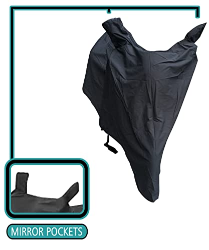 Image of RE Bullet Classic 350 2026 | 2025 | 2024 Onwards Waterproof Bike Body Cover | Snow + Sun & Dust Protection Easy to Clean + Belt with Lock
