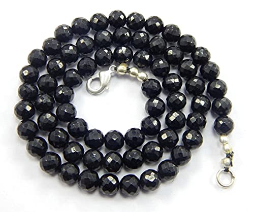 Spinel noir perles rondes 6mm pour remplacer l'onyx et donner de l'éclat