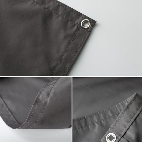 Toldo ondulado retráctil de 0,6x3,5m protector UV 95% impermeable para terraza 8