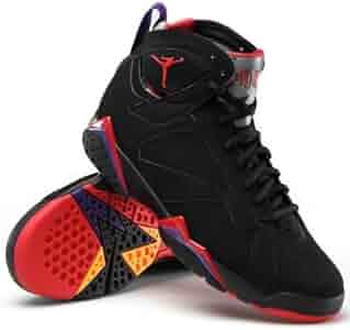 Amazon.com: Air Jordan 7 Retro (Raptors) Negro/Tr Rojo-Drk CHRCL