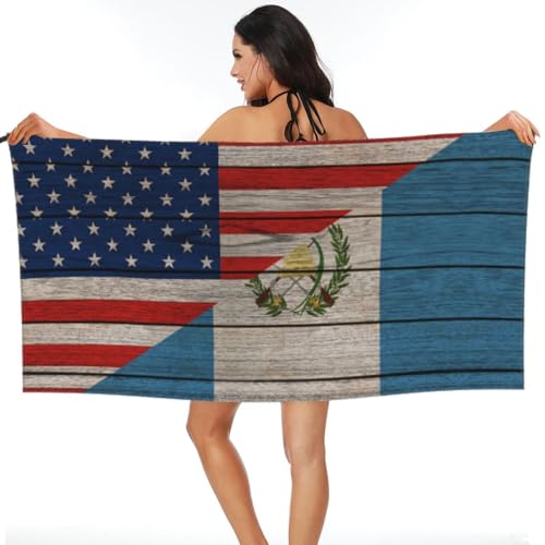 Drap de plage pour piscine voyage natation drapeau Amérique