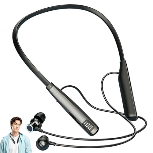Nackenbügel Kopfhörer 5.4 Bluetooth mit Mikrofon/IPX6 Wasserdicht/80 Std