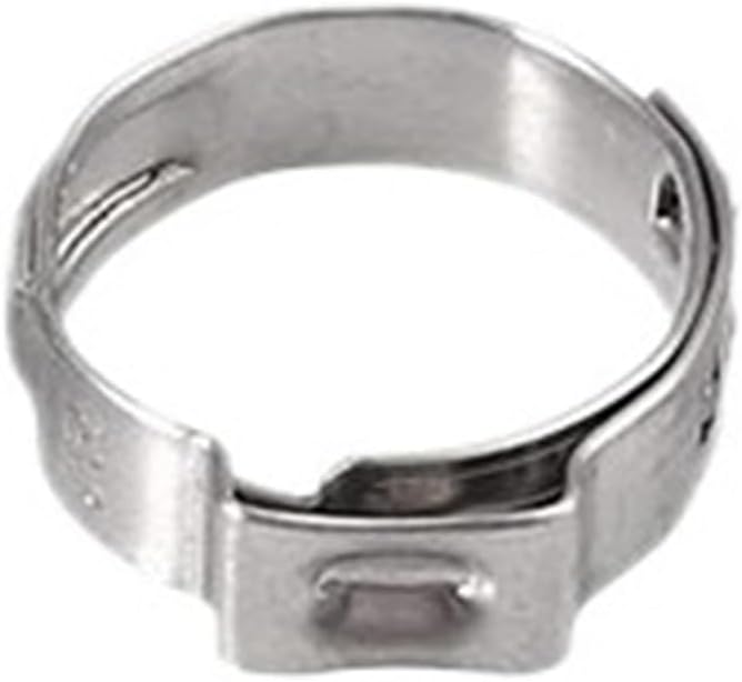 200pcs Ear Clamps Stainless Steel Hose Clip 5.8-7/7.3-9/8.8-10.5/9.6-11.3/10.8-13.3/12-14.5/13.5-16.2/14.5-17/16-19.2/17.8-21mm