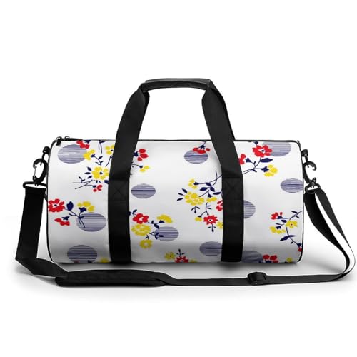 Sac de sport baleine tortue dauphin pour gym et voyage 45x23x23cm