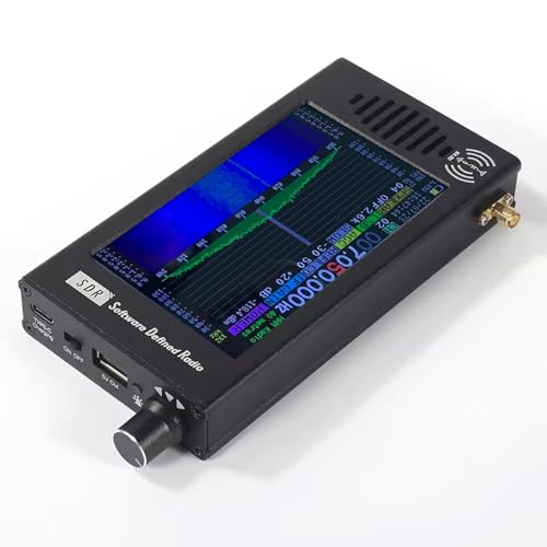 Recevoir Radio de 4,3 Pouces Professionnel avec Un écran IPS, Une Batterie 5000mA, 99 Canaux, Une Radio D'antenne à Ondes Courtes Ensemble pour Les Bandes...