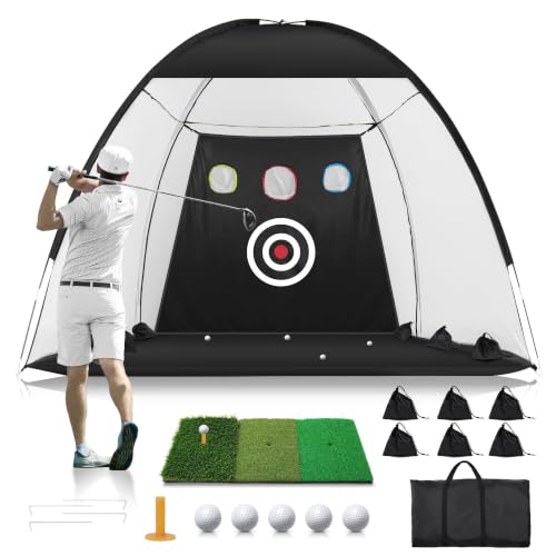 KOPUWS 10×7 ft Golf Practice Net