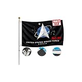 Hypoth Double Sided US Space Force Military Flag 3x5 Outdoor- UV Fade Resistant United States Space Force Flags with 2 Grommets