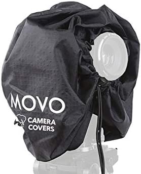 Movo CRC11 Camera Rain Coat Rain Cover for DSLR Cameras and Mirrorless Cameras and Lens (Junior Size: 11" x 14.5")