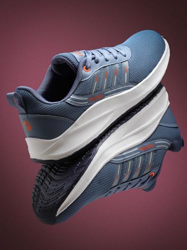 Image of Action | Athleo | SWIFT-153 | Men's | Lace-Up | Running | Shoes | Durable | Comfortable | Breathable | Lighweight | Sports | Shoes