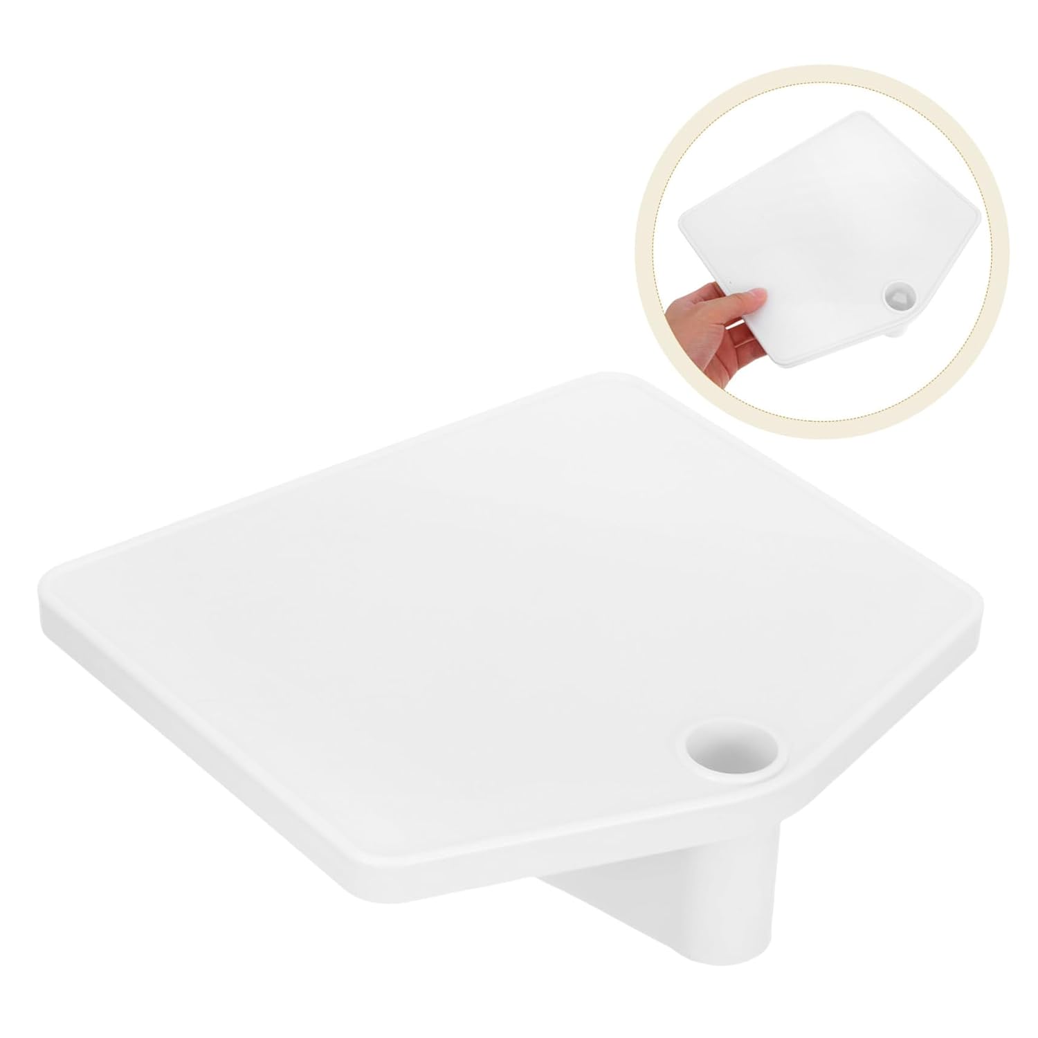 Infusion Stand Tray Detachable Plastic Storage Holder for Drip Support Convenient Iv Tray for Hospital Use Versatile and Movable Design for Patient Comfort