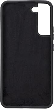 Samsung Galaxy S22 Plus ile Uyumlu Çıkarılabilir Cüzdanlı Kılıf - Kartlık Bölmeli, Stand Özellikli, RFID Engelleyici, Güçlü Mıknatıslı Kapaklı Dayanıklı Hakiki Deri Telefon Kılıfı (Rustik Siyah)