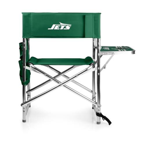 Image of Picnic TIME NFL Unisex-Adult NFL Sports Chair with Side Table, Beach Chair, Camp Chair for Adults