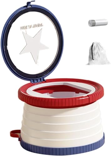 幼児旅行用トイレ - 幼児旅行用ポータブルトイレ |子供用トイレトレーニング便座、子供用折??りたたみ車用トイレ、カーキャンプ用トイレ、屋外屋内、トイレトレーニングトイレ、子供用トイレシート (RT-2)