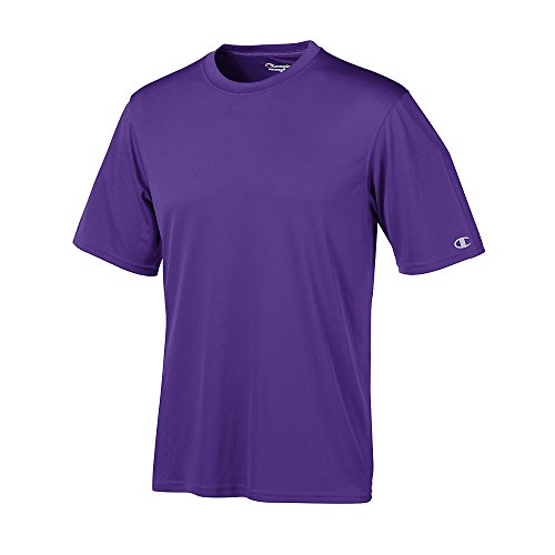 Champion Men s Essential Double Dry Tee_Purple_2XL