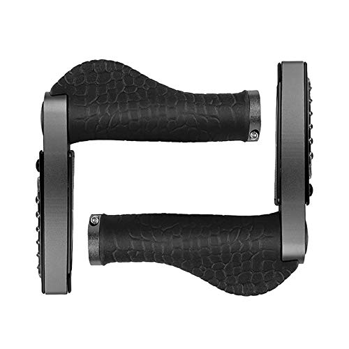 Impugnature in Bicicletta Manubrio della Bicicletta Grip Mountain Bike Anti-Skid Lock-on della Copertura della Maniglia Esterna Che Guida la Maniglia di Gomma Bar End Bike Accessories