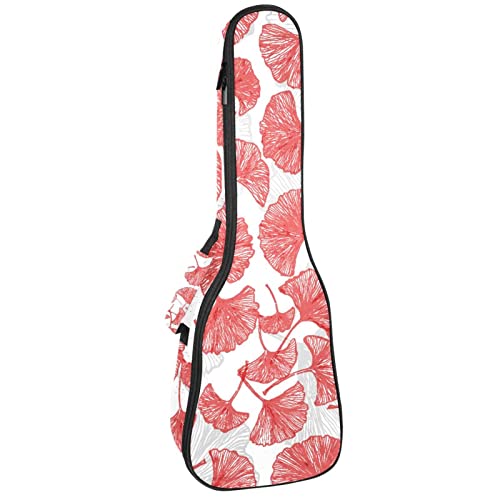 Housse pour ukulélé – Motif feuilles de ginkgo rouge – Sans couture – Pour concert soprano ténor – 58,4 cm – Épaisseur… - Les Beatles, Paul McCartney, John Lennon, RIngo Starr, George Harrison Housse pour ukulélé - Motif feuilles de ginkgo rouge - Sans couture - Pour concert soprano ténor - 58,4 cm - Épaisseur…